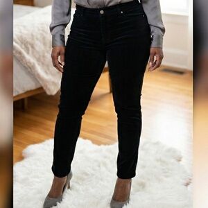 Black Corduroy Skinny Jeans